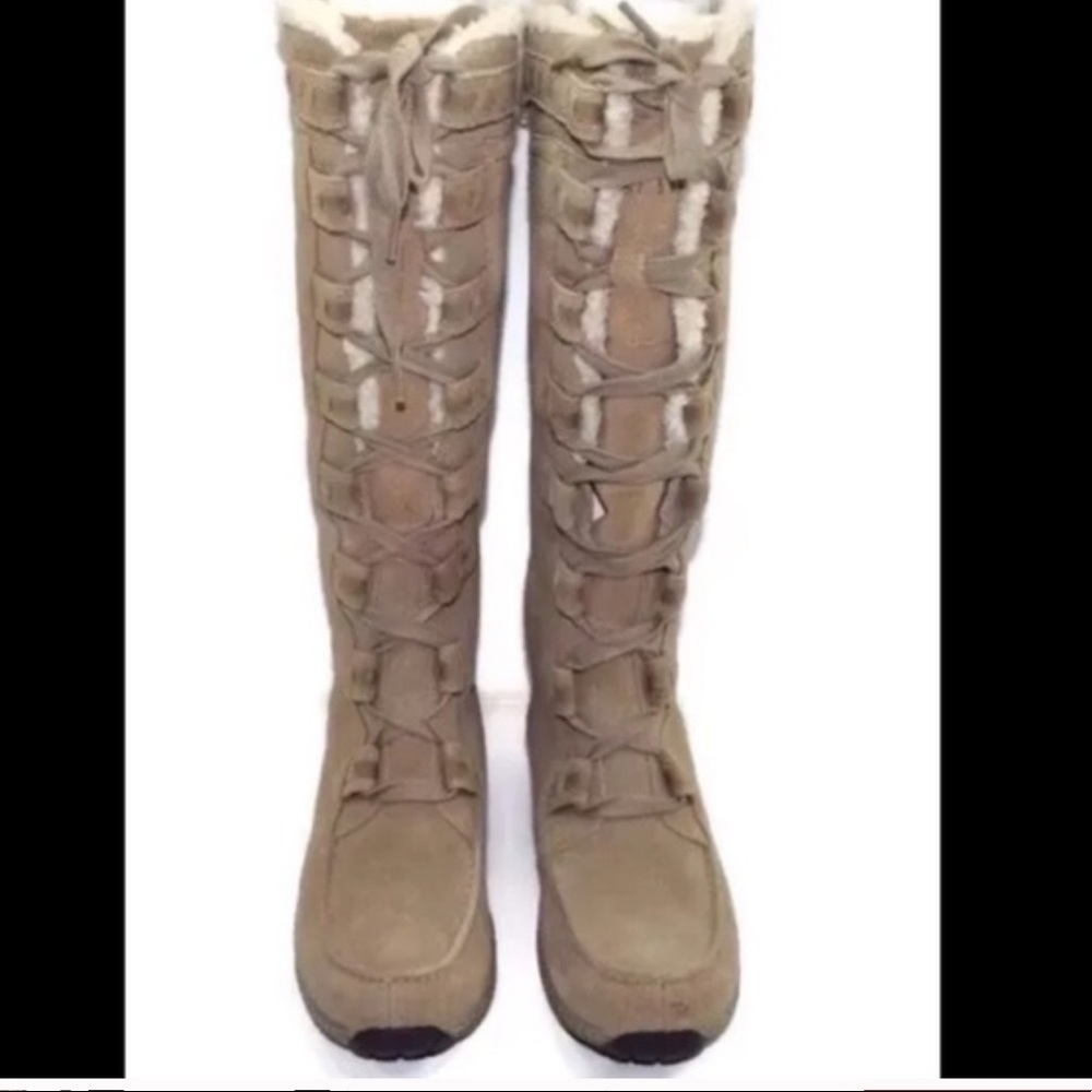 Timberland timberland women granby tall waterproof taupe boot size 9.5 - Picture 3 of 8